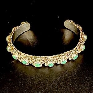 Vintage Mexican Sterling Silver Cuff Bracelet.